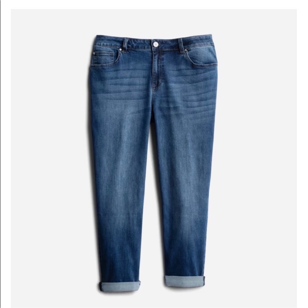 NWT Revery Los Angeles Stitch Fix Rodrick Mid-Rise Girlfriend Jeans Plus 18W